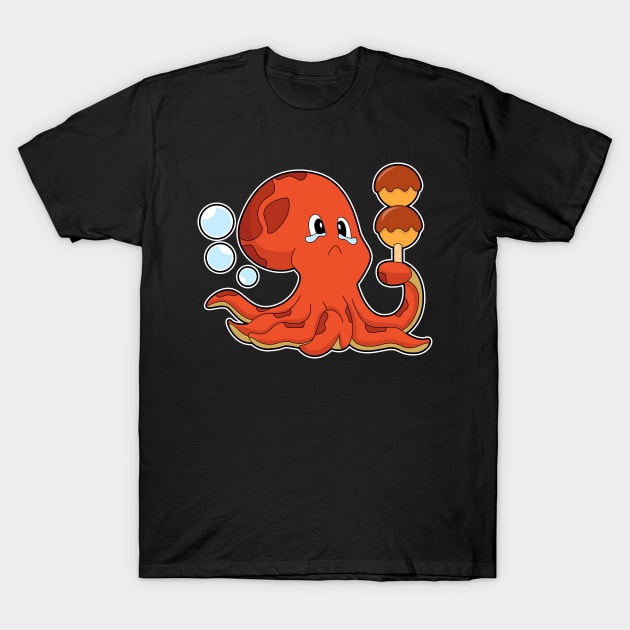 Octopus Takoyaki T-Shirt by Markus Schnabel